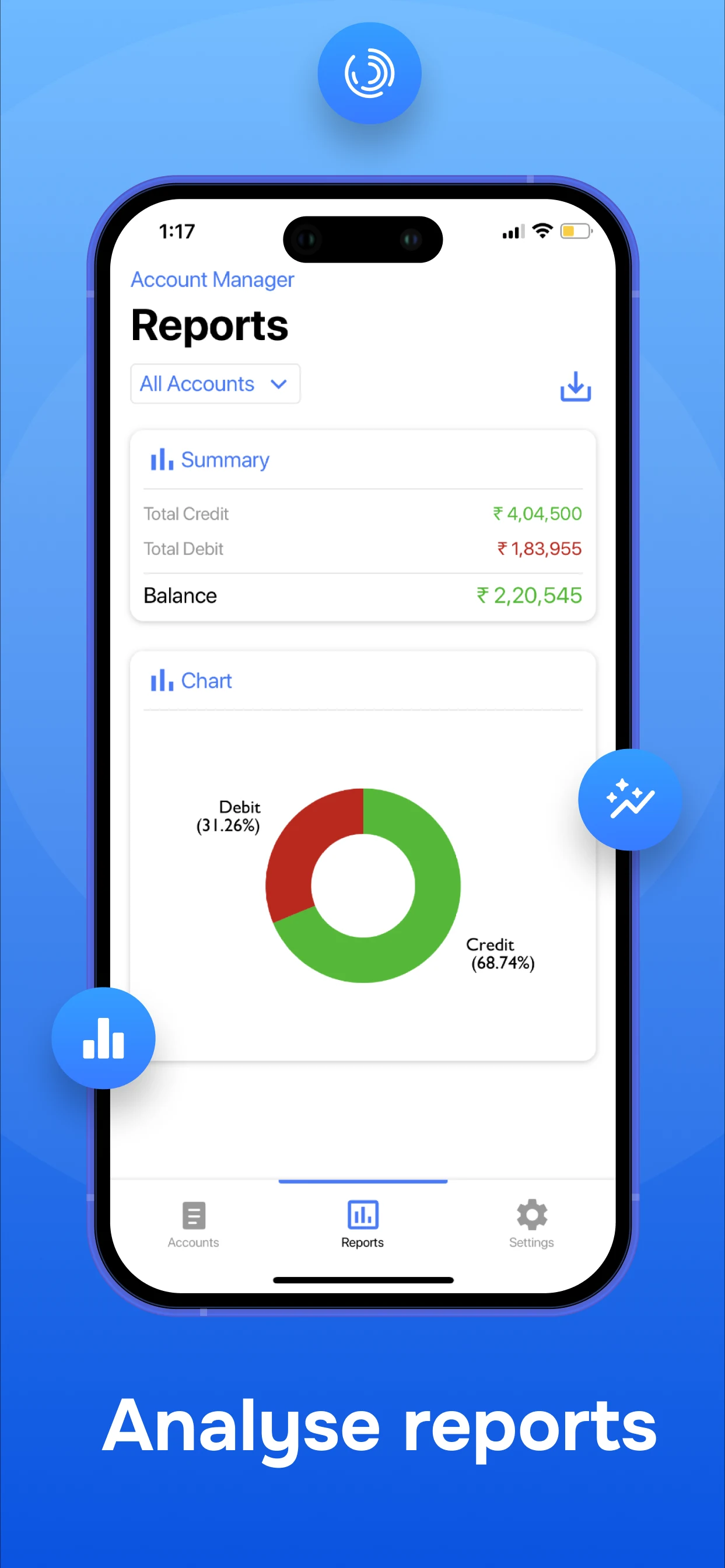 Account & Expense Manager screenshot